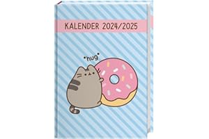 Pusheen 17-Monats-Kalenderbuch A5 2024/2025: 17 Monate ab August 2024. Praktischer Kalender für Schule und Uni mit flexiblem Einband und Lesebändchen. ... Katzen-Cartoons. (Schülerkalender Heye)