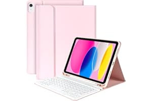 ‎KBCASE KBCASE für iPad 10/A16 11 Generation Hülle mit Tastatur Slim Tastatur Hülle für iPad 10. /11. Gen Abnehmbare Bluetooth Keyboard für 10. Gen 10,9 2022/11 Generation A16 2025,QWERTZ Layout