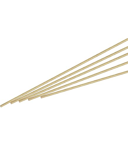 10 Tiges Aluminium Pleines 5mm X 355mm – Pour DIY, Modélisme Et Petit Bricolage