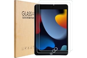 TOPESCT IPad 10.2 inch Screen Protector[2 Pack], Tempered Glass Film for Apple iPad 2021 2020 2019 (9th / 8th / 7th Generation) (iPad 10.2-in.(9th/8th/7th Gen))
