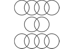 Othmro Nitrile Rubber Washers, O-Rings 53mm OD 50mm ID 1.5mm Width, Metric Buna-N Sealing Gasket for DIY Tap Sink, Pack of 50