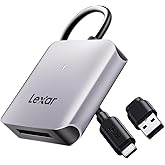 Lexar RW510 CFexpress Tip B Kart Okuyucu, 10 Gbps'ye Kadar, USB 3.2 Gen 2 CF Bellek Kartı i&ccedil;in, USB Tip-C Kablosu Dahil (LRW5