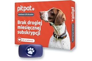 PitPat Lokalizator GPS dla psów – nie wymaga subskrypcji – odpowiedni dla wszystkich psów i pasuje do wszystkich obroży – 100% wodoodporny lokalizator dla zwierząt domowych (Niebieski)