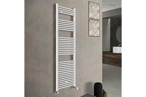 INBAGNO Termoarredo scaldasalviette Bianco 550x1703 Interasse 500 mm