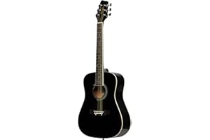 Stagg SA20D 3/4 Sized Ac. Guitar - Black - LH