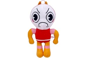 Benolls Dandy's World Plush - 9.8" Shrimpo Plush Toy, Pillow Home Stuffed Doll for Kids and Adults, Halloween Christmas Birthday Choice for Boys Girls(Shrimpo)