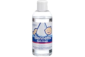 Bennetts Aqueous Bath and Massage Oil for Soft and Smooth Skin - Moisturises and Protects Delicate Skin -Ideal for Dry and Eczema Prone Skin -200ml