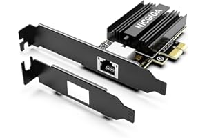 10G Base-T PCI-e X1 Network Card, Marvell AQC113 Controller, NICGIGA 10Gb Ethernet Adapter Support WOL, 10Gbe RJ45 Port NIC Card, Windows10/11/Windows Server/Linux
