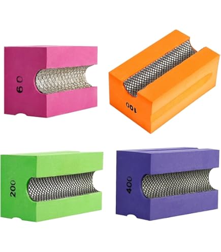 Boxonly Electroplated Diamond Sanding Blocks 200 Grit Arc Shape - View #9