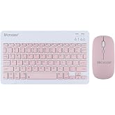 Microcase Tablet ve Telefonlar i&ccedil;in T&uuml;rk&ccedil;e Q Bluetooth Klavye ve Mouse Set - AL3476 (Pembe)