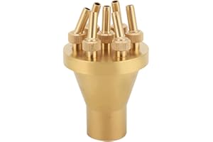 NAROOTE Caiqinlen Buse de Fontaine, buse de Fontaine d'étang, Outil de pulvérisation d'étang de Jardin d'installation Facile de Style Droit à 2 Niveaux 70KPa pour projets de verdissem