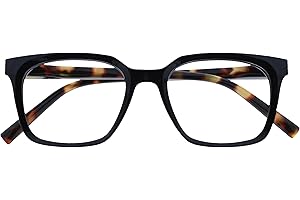 OPULIZE KOI Gafas de Lectura - Elegante Marco Rectangular Ancho - Visión Óptima - Hombre Mujer - Bisagras de Muelle