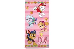 Babioms Strandtücher Kinder, Patrol Strandtücher Groß Badetuch Sporthandtuch Mikrofaser Duschtücher Superweich Handtücher für Kinder, Mehrfarbig, Patrol, 150 x 75 cm