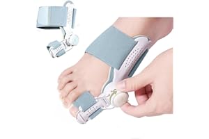LINNIW Orthèses pour Hallux Valgus Plaque De Fixation pour Hallux Valgus avec, Réglable Correcteur Hallux Valgus pour Hommes Et Femmes, Attelle pour Orteils Séparateur D'orteils Jour Et Nuit