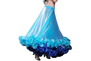 ROYAL SMEELA Danse du Ventre Costume Femme ATS Tribal 25 Verges Jupe Flamenco Volants de Dentelle Jupes Big Swing Tribal Costume de Danse