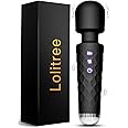 Wand Vibrator Sex Toys for Woman, 20x10 Powerful Magic Flexible Wand Massager, Quiet Vibrater Water Resistant Handheld Vibrators for Clitoris Stimulation, Lolitree Anal Dildo Adult Sex Toys for Couple