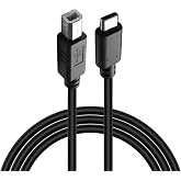 Furalis Type-C to USB-B Yazıcı Tarayıcı Printer Kablosu (3 METRE) - PC ve Laptop ile Yazıcı Ara Bağlantı Data Kablosu - USB 2