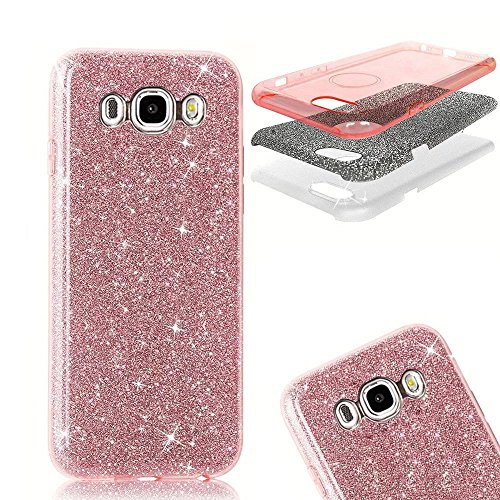 Galaxy J7 2016 Bling Funda MOMDAD Silicona Case TPU Bumper Anti-Golpes Caso para Samsung Galaxy J7 2016 J710TPU Silicona Cover