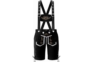 MOMBEBE COSLAND Oktoberfest kostym pojkar läderbyxor outfit