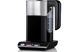 ‎BOSCH Bosch Hausgeräte TWK8613P Czajnik Elektryczny, Plastik, 2400 W, 1,5 L, Czarny/Srebrny