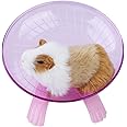 HEEPDD Silent Spinner, Mute Plastic Hamster Wheel Flying Saucer Wheel Translucent Exercise Wheel for Small Animals Hamsters G