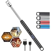 Winware Rechargeable Electric Gas Lighter for Kitchen, Lighter for Gas Stove, Candles, Pooja, 1 Year Warranty, C-Type USB, Ki