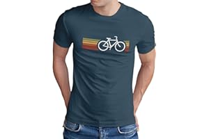 OM3® Retro Bicycle T-Shirt | Męski | Cycling Cyclist Biking Rowerzysta | S - 5XL