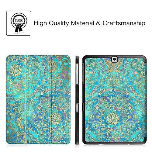 Fintie Samsung Galaxy Tab S2 9.7 Hülle Case – Ultra Schlank Superleicht Ständer Smart Shell Cover Schutzhülle Tasche mit Auto Schlaf / Wach Funktion für Samsung Galaxy Tab S2 T810N / T815N / T813N / T819N 24,6 cm (9,7 Zoll) Tablet-PC, Jade - 2