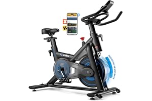 Wenoker inomhusmotionscykel med app,Tyst magnetiskt motstånd Ergocycle,Spinningcykel för konditionsträning hemma,Upp till 160