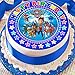 Produktbild Paw Patrol blau Happy Birthday vorgeschnittenen Essbarer Zuckerguss Kuchen Topper Dekoration