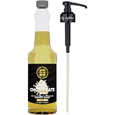 By T&uuml;fek&ccedil;i Beyaz &Ccedil;ikolata Aromalı Kahve, Pasta Ve Kokteyl Şurup 750ml Ve Şurup Pompası Avantajlı Set