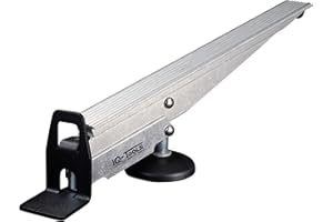 IQ-TOOLS INTERNATIONAL QUALITY TOOLS IQ-Tools Türheber Senior (silber, 200 kg Traglast, drehbares Schaufelteil, gummierte Auflage, Türmontage, Türeneinbau, Türe anheben, Montage Türen) PWE0070