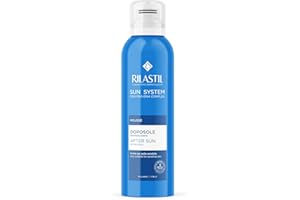 Rilastil Sun System, Mousse Doposole Rinfrescante Per Pelle Sensibile con Pantenolo, Aloe ed estratto di Calendula, 200 ml