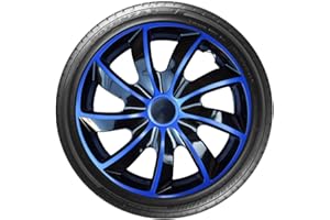 DECOCRAFT 4 x 14 Wheel Covers Hub Caps 14 Inch Wheel Trims Trim ABS Plastic Trim