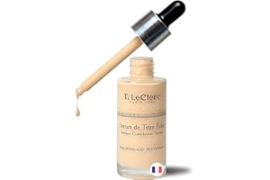 T. LECLERC PARIS 1881 T. LeClerc Sérum Teinté Éclat Anti-Âge 30 ml – N°2 Amand - Fluide à l’Acide Hyaluronique – Double action - fond de teint léger + anti âge - Effet Seconde Peau – Teint Lumineux & Unifié