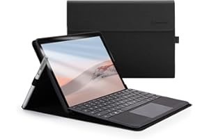 Omnpak Pokrowiec ochronny na Surface Go 3 2021 / Surface Go 2 2020 / Surface Go 2018 z uchwytem rysika, poliestrowa, smukła, lekka osłona pod wieloma kątami, kompatybilna z klawiaturą Type Cover