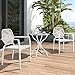 Produktbild 3 Stück Allwetter-Outdoor-Bistro-Set, Indoor-und Outdoor-Bistrotisch und Stuhl-Set, Resin Wicker Outdoor Patio Möbel Ess-Set (Beige)