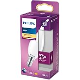 Philips LED Classic 25W BA35 E14 Candle Type WW Dimmable Bulb