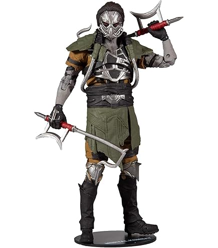 McFarlane Mortal Kombat Actionfigur Nightwolf – 18 Cm, 22 Gelenke, Mit Zubehör & Base