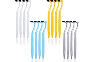 JIEYAO 16 Stück Zahnsteinentferner, Zahnstein Selbst Entfernen Zahnpolierer Professionelle Zahnreinigung Zahnbürste Teeth Stain Remover Zahnradierer für Entfernt Verfärbungen Plaque Zahnstein