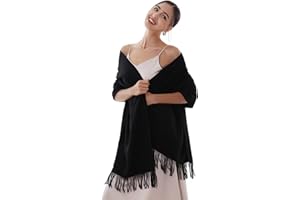 RIIQIICHY Ladies Scarves Pashmina Shawls and Wraps for Women Wedding Scarfs for Women Winter