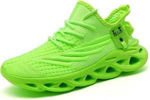 ZDFQLGV Mens Trainers Walking Sneakers Fitness Running Shoes Tennis Athletic Gym Shoes Outdoor Leisure Lightweight Breathable Soft Comfortable