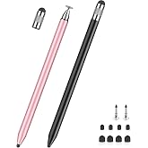 MEKO Stylus for Tablet 3 in 1, High Sensitivity Touch Tablet Pen | Precision iPad Pencil with 10 Replacement Tips for iPad/iP