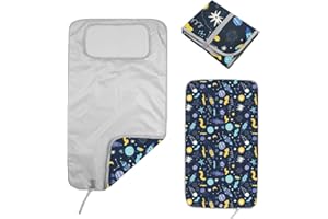 Hamur Home Portable Nappy Changing Mat Pad Waterproof 40 X 70 Cm Reusable Travel Baby Change Mat Machine Washable (Space)