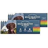 by Amazon Alimento completo per cani adulti Selezione di carne in gelatina, 4.8 kg, 48 Confezioni da 100g