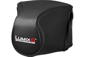 Panasonic DMW-CGK12E-K Ledertasche für G3-Systemkamera