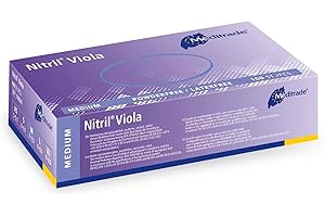MEDITRADE Nitrile® ViolaExamination glove in pure Nitrile violet powderfree Medium (7-75)