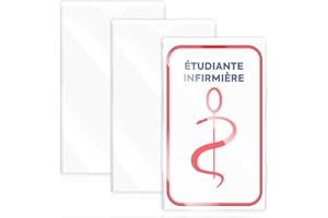 JIAWAGGAG 3 Porte 11.5x18.3cm Caducee Voiture Infirmier Pare Brise Porte Carte Autocollant Support Caducée Infirmier Voiture Matériau PVC Diamètre intérieur Grande Taille Transparent Réductions De Stationnement