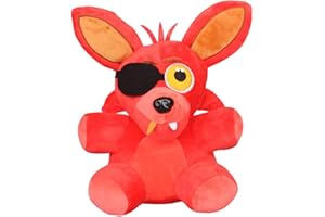 uiuoutoy FNAF Peluche Five Nights At Freddy's Plushies Toys Circus Baby Funtime Foxy Golden Freddy Bear Muñeca suave regalo para niños (Foxy 10 pulgadas)