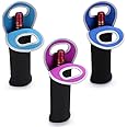 BTSKY 3 Pieces Neoprene Wine Champagne Bottle Holder Tote Carrier Beer Water Cans Bottle Drinks Carrying Bag